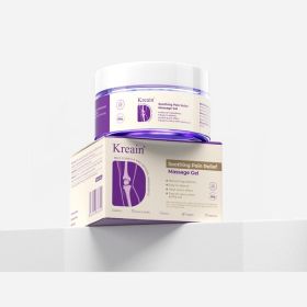 Kreain Nature Soothing Massage Relief Gel, Joint Purple Gel Cooling Soothes Cream For Knees, Hand Arthritis, Lumbar, Neck And Shoulders (Option: 1)